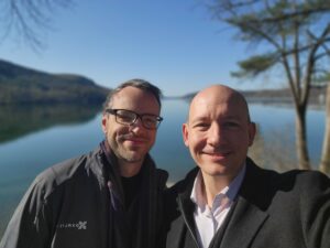 Micah (left) and Rob (right) at Council Rock