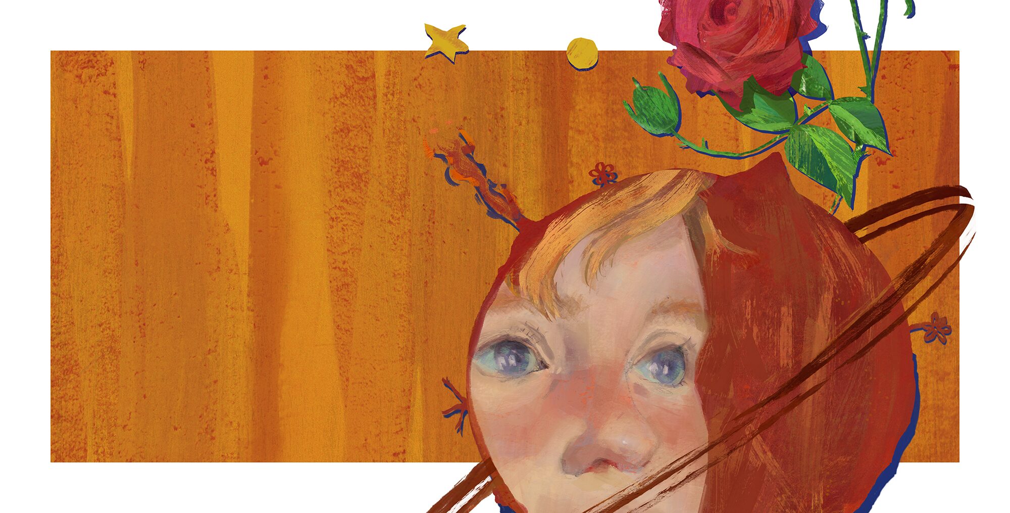 Artwork representing the opera The Little Prince